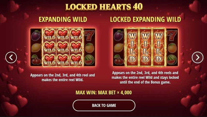 Locked Hearts 40 - rozszerzające się serce Wild